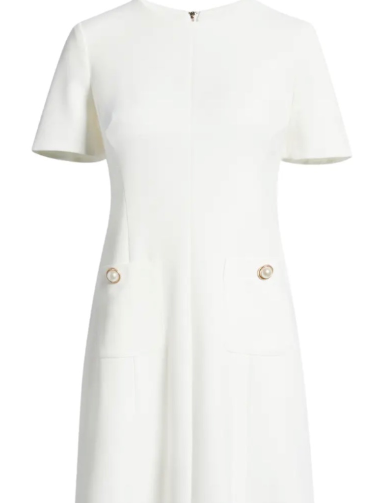 Cream And Gold Harper Rose Dress